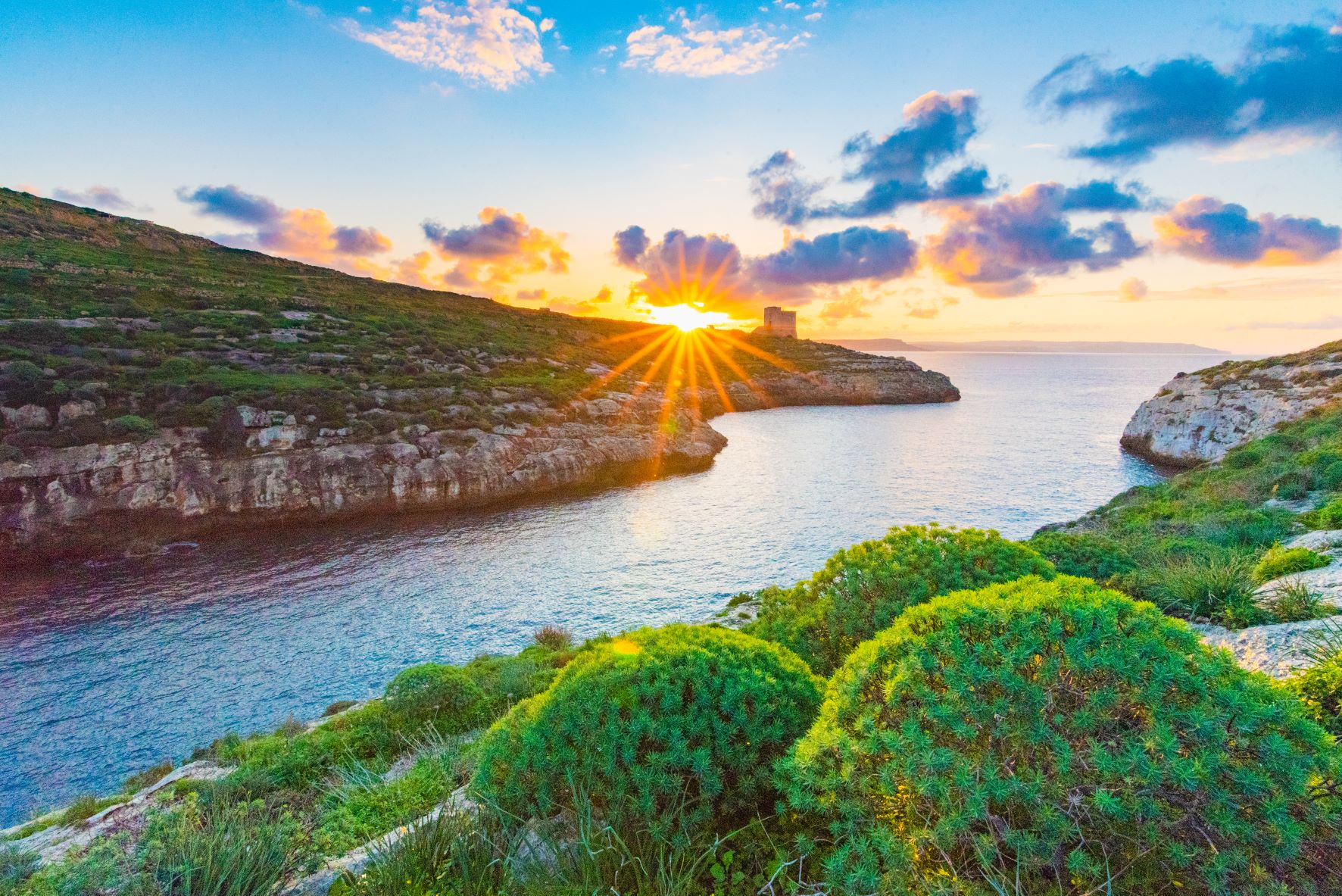 FINE WEATHER WEATHER TO USHER IN THE NEW YEAR ON THE MALTESE ISLANDS